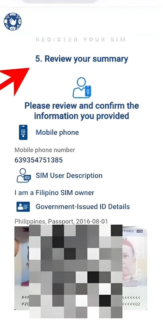 Review Your Summary & Confirm Statment