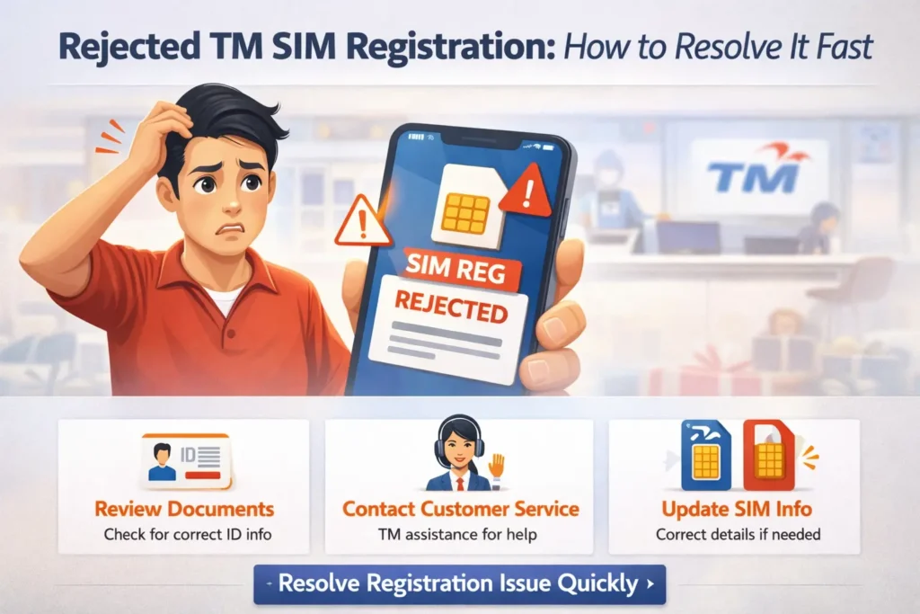 Rejected TM SIM Registration: How to Resolve It Fast