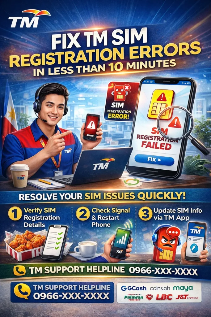 Fix TM SIM Registration Errors in Less Than 10 Minutes