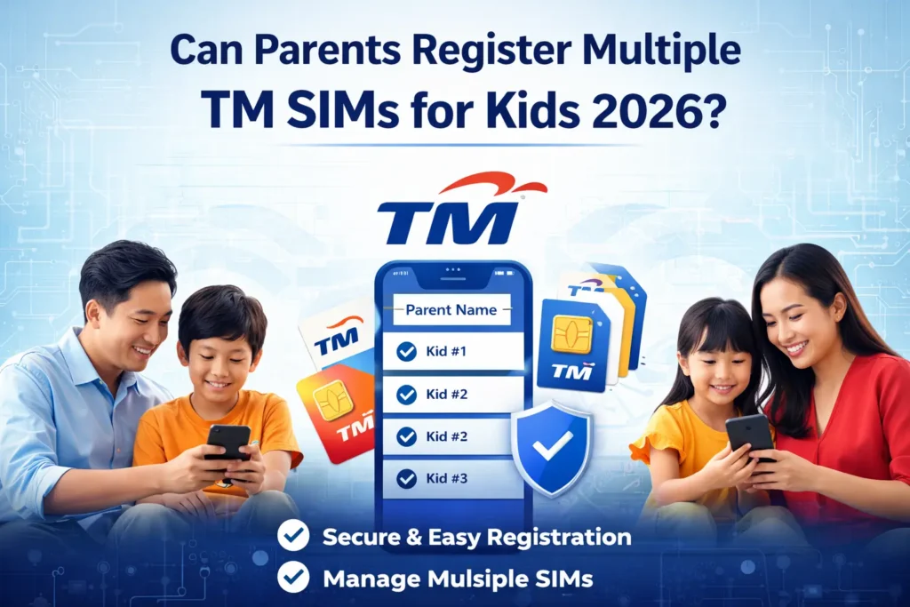Can Parents Register Multiple TM SIMs for Kids 2026 ?