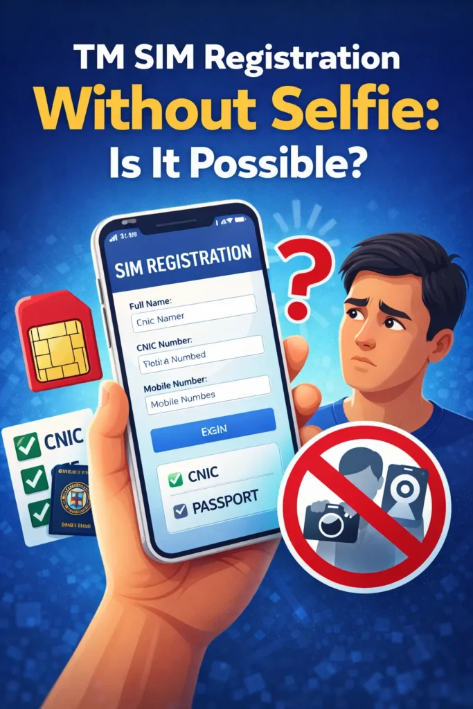 TM SIM Registration Without Selfie: Is It Possible?