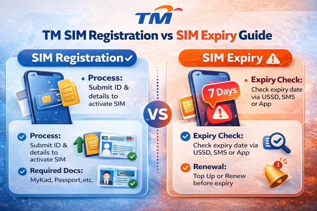 TM SIM Registration vs SIM Expiry Guide