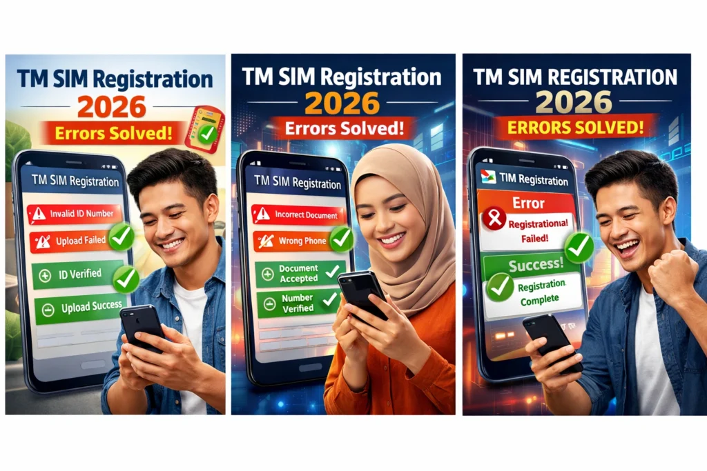 TM SIM Registration Common Errors Solved 2026