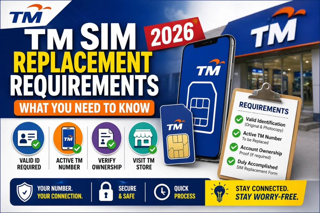 TM SIM Replacement Requirements 2026 – What You Need to Know