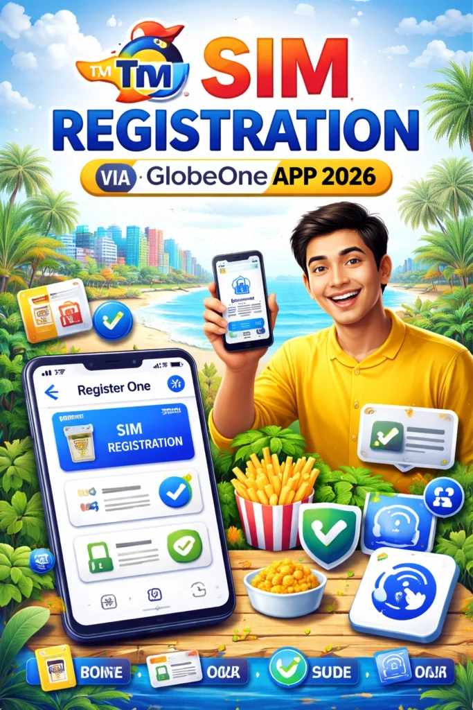 TM SIM Registration via GlobeOne App 2026