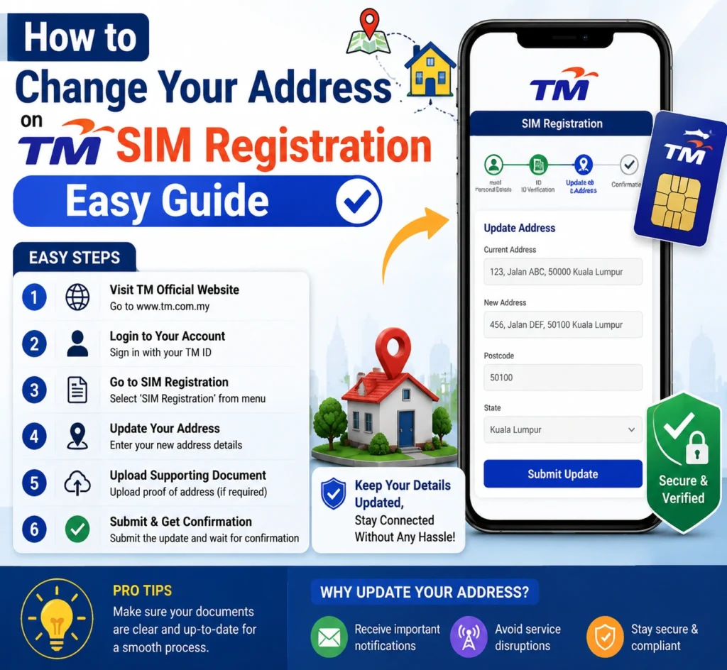 How to Change Your Address on TM SIM Registration Easy Guide