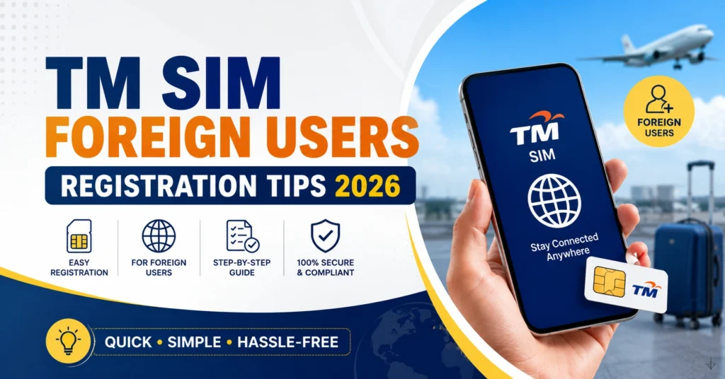 TM SIM Foreign Users Registration Tips 2026