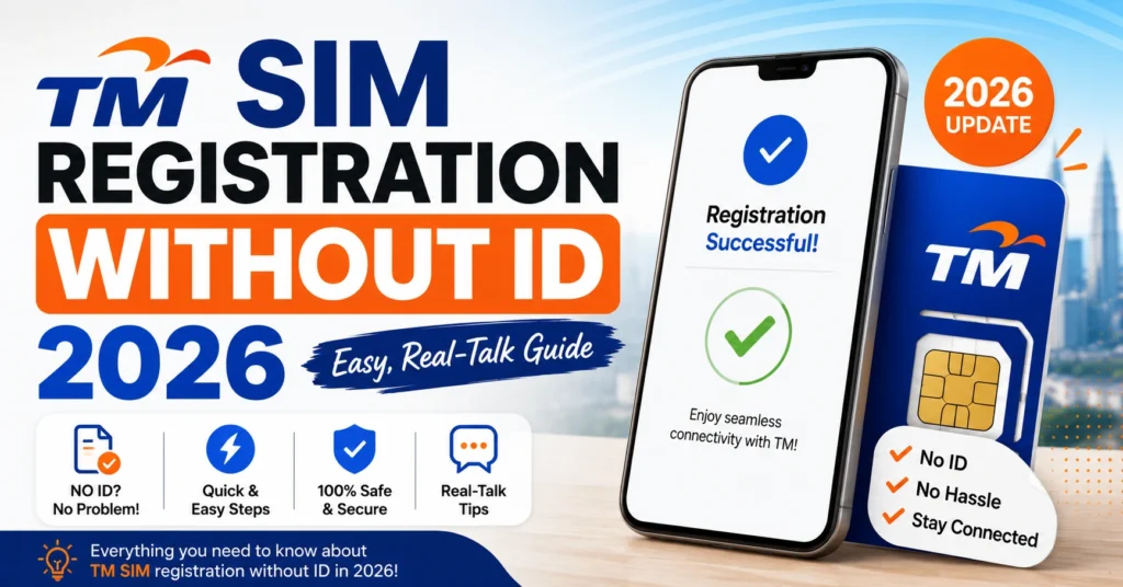 TM SIM Registration Without ID 2026 (Easy, Real‑Talk Guide)